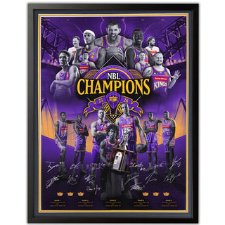 Sydney Kings NBL 2025/26 Champions Print Framed