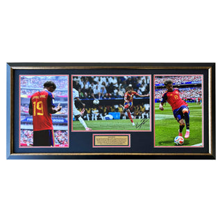 Lamine Yamal Signed World Cup Photo Collage