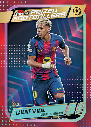 PREORDER 25th June: 2025/26 Topps® Finest UEFA Club Competitions Soccer Hobby Box