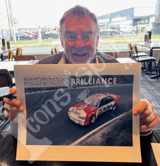 Larry Perkins 1984 Bathurst Brilliance signed Print framed