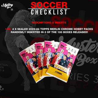 Soccer Trading Card Mystery Box – Series 3