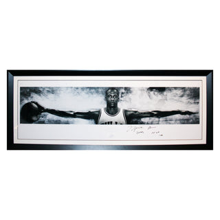 Michael Jordan Hand Signed Upper Deck Authenticated Wings