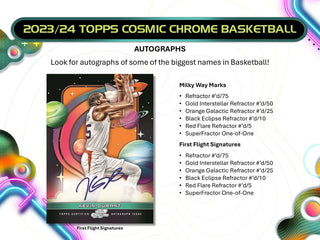 2023/24 Topps Cosmic Chrome Basketball Hobby Box