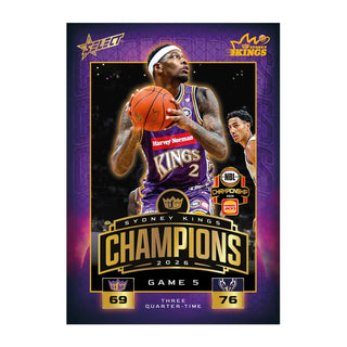 NBL26 Champions Sydney Kings Limited Edition Card Set