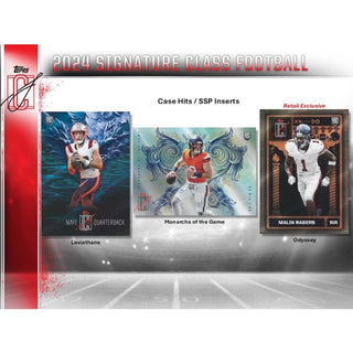 2024 Topps Signature Class Football 6-Pack Blaster Box