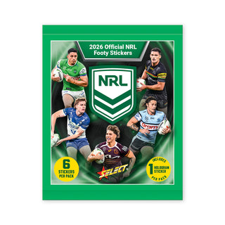 2026 Official NRL Footy Stickers Pack