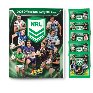 2026 Official NRL Footy Stickers Book Bundle