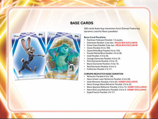 2026 Topps Disney Neon - Value Box