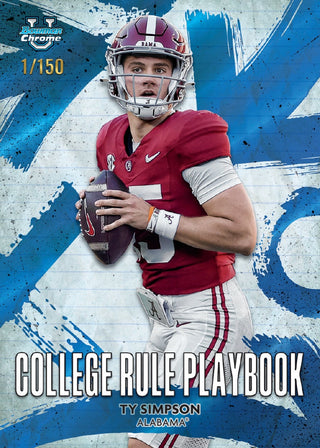 2025 Bowman University Chrome® Football Hobby Box - Pre Order