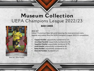 2022/23 Topps Museum Collection UEFA Champions League Soccer Hobby Box