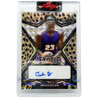 2021-22 Omaha Biliew Leaf Exotic 1/1 Auto BA-OB3