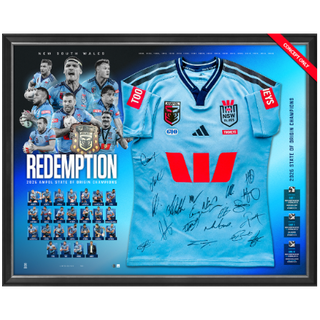 New South Wales Blues 2026 State of Origin Signed Framed Jersey