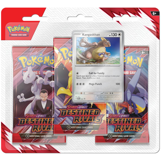 Pokemon TCG Scarlet & Violet 10 Destined Rivals Three Booster Blister (Late May Release)
