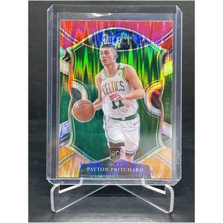 2020-21 Panini Select Payton Pritchard Red White Orange Flash Concourse RC - No. 86