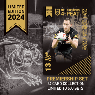 2024 Premiership Penrith Panthers Limited Edition Trading Card Set - 24 Cards