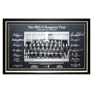 1963/64 Australian Kangaroos Multi-Signed Print