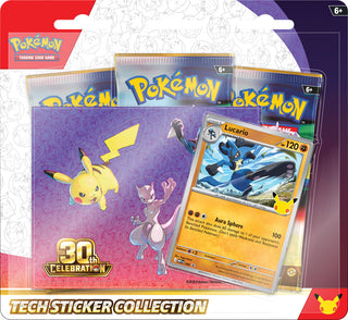 PREORDER: Pokémon TCG: 30th Celebration Tech Sticker Collection (16TH Sept 9am)