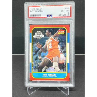 1986 Fleer Roy Hinson PSA EX-MT 6