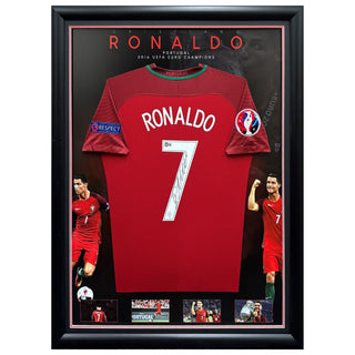 2016 Portugal European Cup Jersey Signed By Cristiano Ronaldo - BAS Authenticated