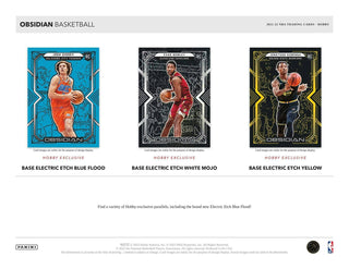 2021/22 Panini Obsidian Basketball Hobby Box