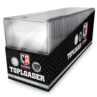 Card Armour 75pt Top Loaders - 100 Pack