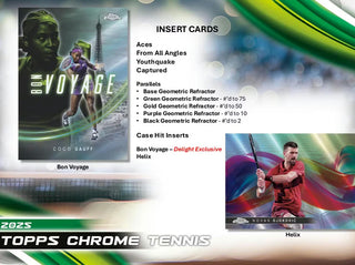 2025 Topps Chrome Tennis Breakers Delight Box