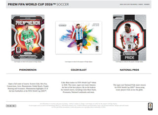 2026 Panini Prizm FIFA World Cup Soccer Hobby Box