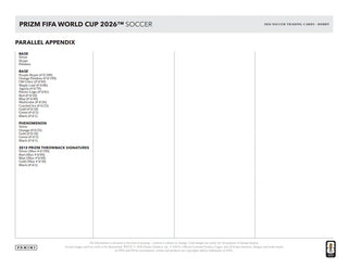 2026 Panini Prizm FIFA World Cup Soccer Hobby Box