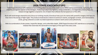 PREORDER: 2026 Topps Knockout UFC Hobby Box