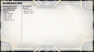 PREORDER: 2026 Topps Knockout UFC Hobby Box