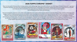 2026 Topps Chrome Disney Value Box