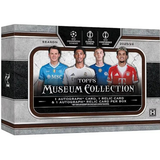PREORDER: 2025-26 Topps UEFA Club Competitions Museum Collection Soccer Hobby Box (From July 9)