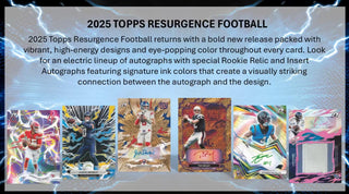 PREORDER:  Topps Resurgence Football 2025 - Hobby Box (ETA 31 July)