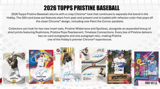 PREORDER: 2026 Topps Pristine Baseball Hobby Box (12th August)