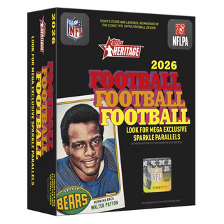 PREORDER: 2026 Topps Heritage Football Mega Box