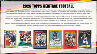 PREORDER: 2026 Topps Heritage Football Hobby Box