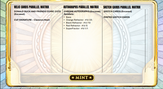 PREORDER:  2026 Topps Disney Mint Hobby Box (Release 4 Nov 4PM)
