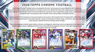 PREORDER: 2026 Topps Chrome® Football - Value Box (Release 18th November 4pm )