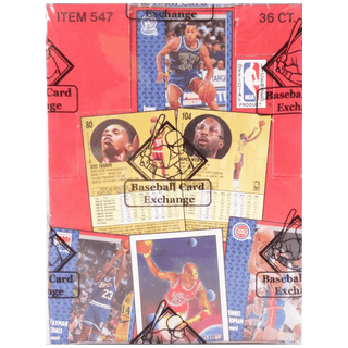 1991-92 Fleer Series 1 Basketball Wax Box