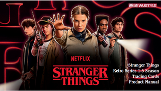 PREORDER:   WUSTYLE Retro Stranger Things 1-5 Trading Cards (11 August)