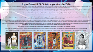 PREORDER 25th June: 2025/26 Topps® Finest UEFA Club Competitions Soccer Hobby Box