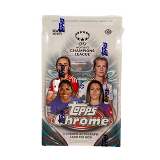 2023/24 Topps UEFA Women's Champions League Chrome Soccer Hobby Box