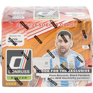 2025-26 Panini Donruss Road to World Cup Soccer Hobby International Box - Backorder