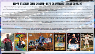 PREORDER:  2025/26 Topps Stadium Club Chrome UEFA Champions League Soccer Hobby Box (4th Nov 2026 4pm)