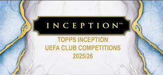 PREORDER:  2025/26 Topps Inception UEFA Club Competitions Soccer Hobby Box (ETA Release 30 July)
