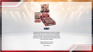 PREORDER: 2026 Topps Stadium Club UFC Hobby Box (ETA August 14)
