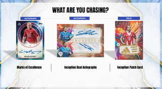 PREORDER:  2025/26 Topps Inception UEFA Club Competitions Soccer Hobby Box (ETA Release 30 July)