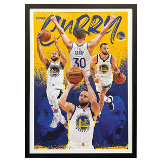 Steph Curry Licensed NBA Print Framed