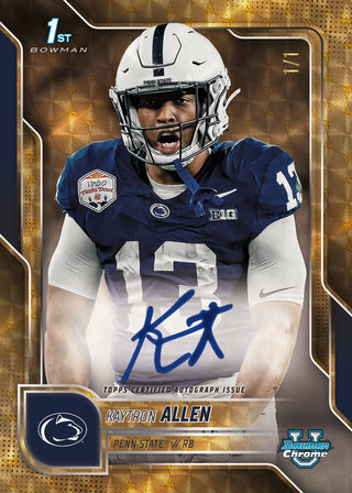 2025 Bowman University Chrome® Football Value Box - Pre Order