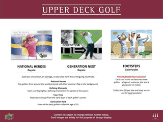 2024 Upper Deck Golf 6-Pack Blaster Box